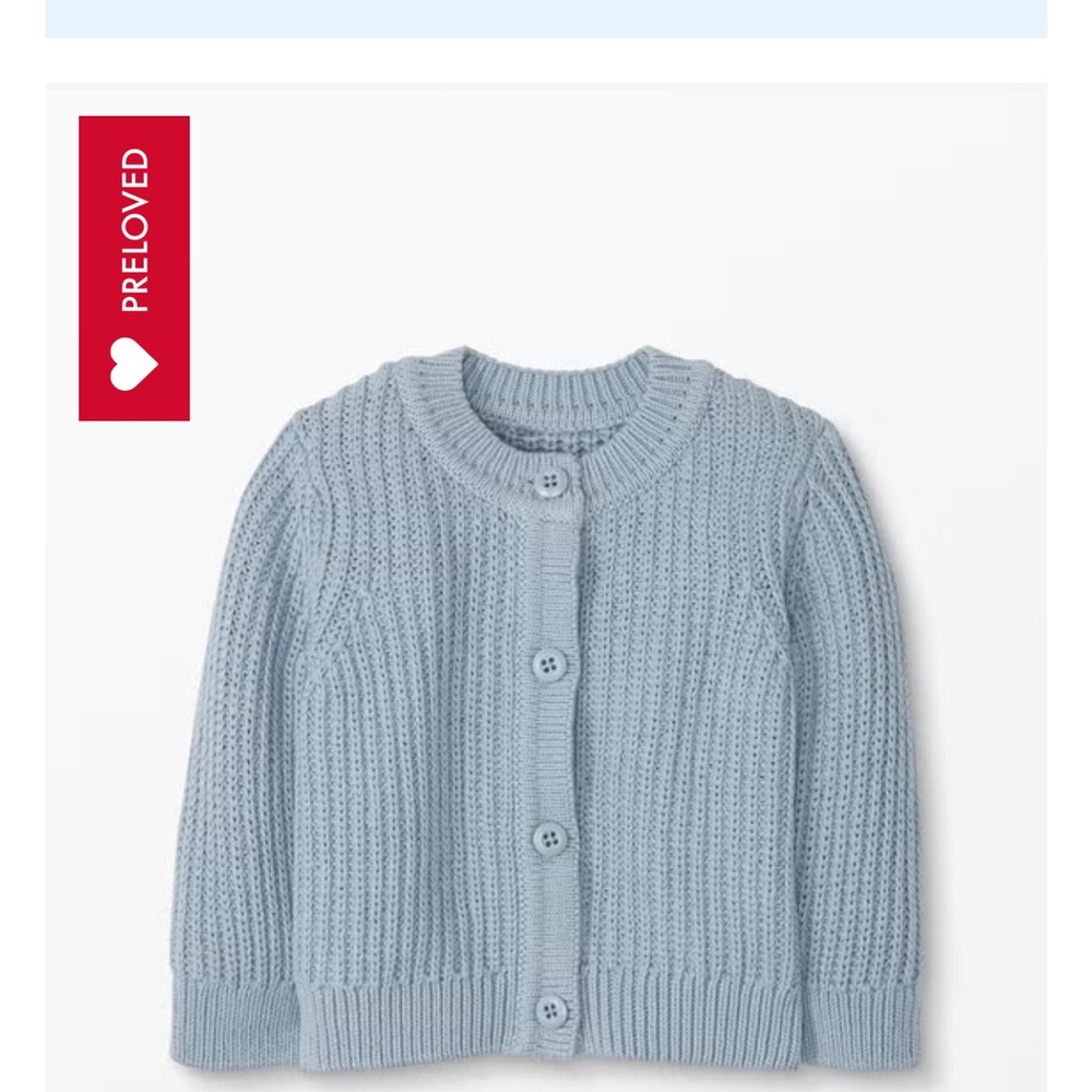 SOLD Baby Knit Cardigan Organic Cotton